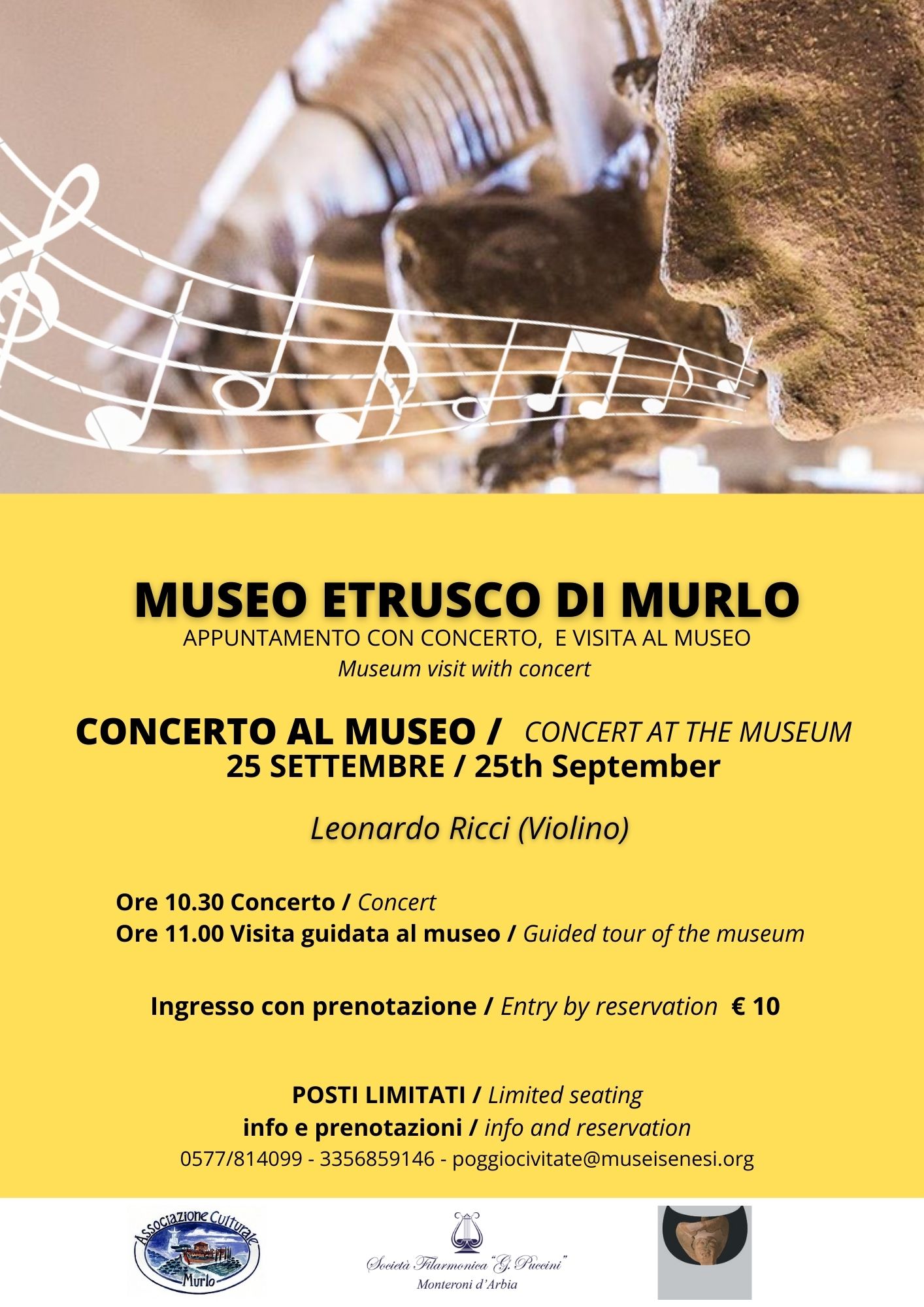 appuntamento musicale e culturale "CONCERTO AL MUSEO"