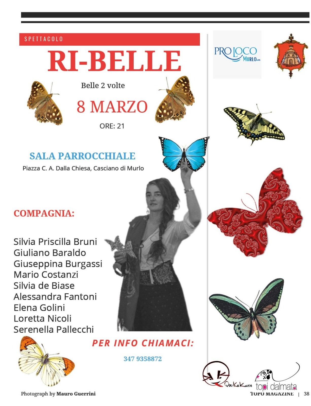 l'otto marzo a Murlo "RI Belle" spettacolo teatrale 