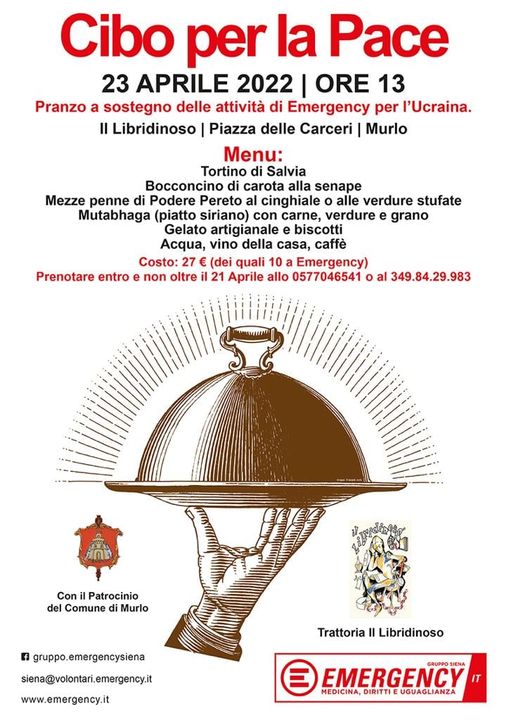 "Cibo per la Pace" Il Libridinoso & Emergency