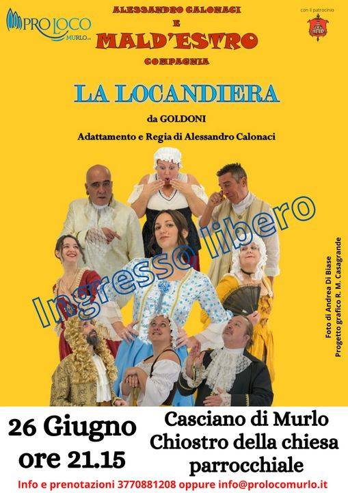 "LA LOCANDIERA" compagnia Maldestro