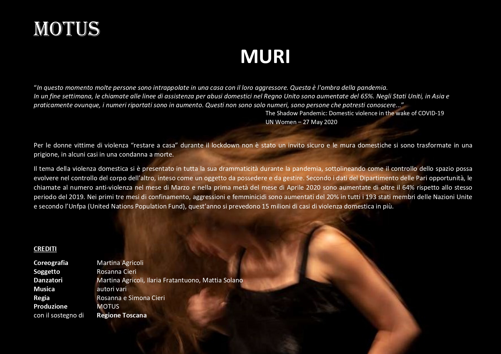 Motus danza presenta "Muri"