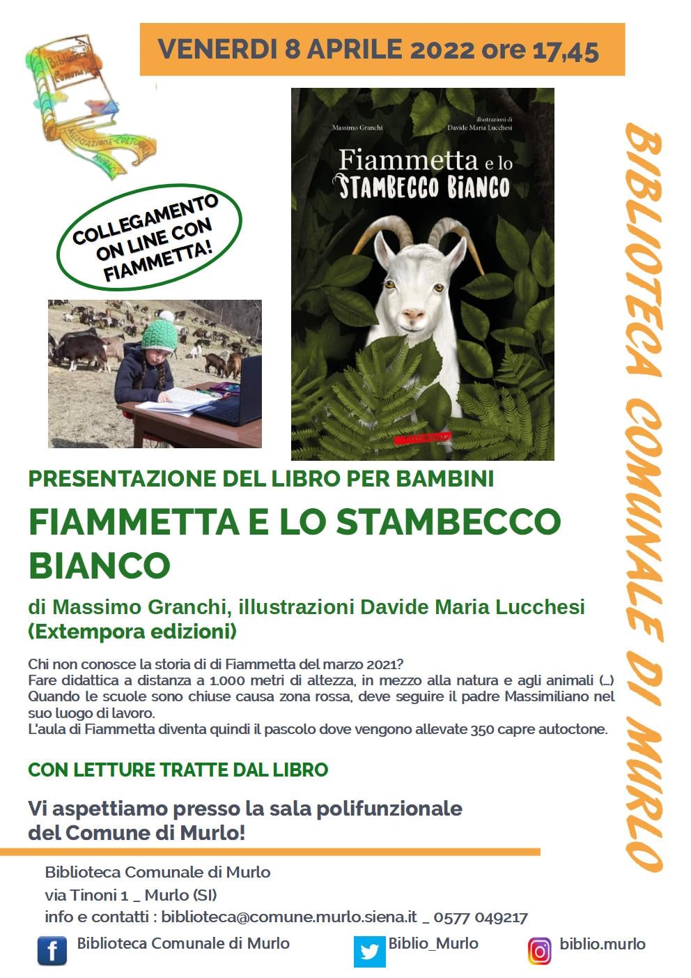 "Fiammetta e lo stambecco bianco"  di M.Granchi
