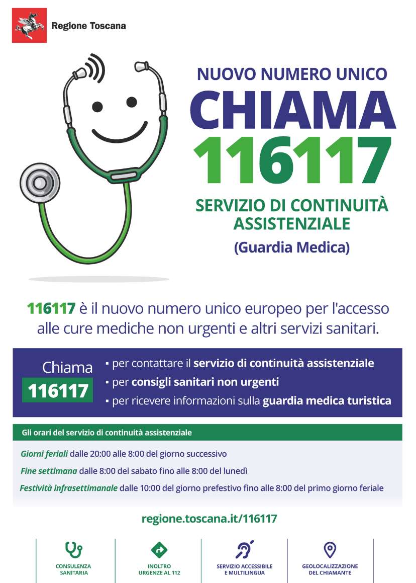 Nuovo numero per Guardia Medica