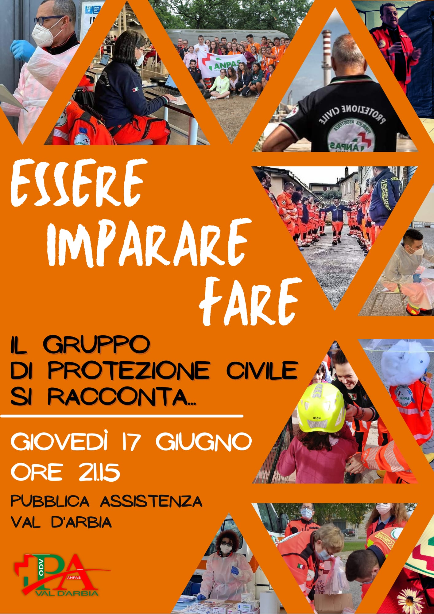 Essere imparare fare  Protezione civile Val d'Arbia
