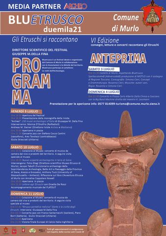Bluetrusco 2021 - Gli Etruschi si raccontano VI Edizione